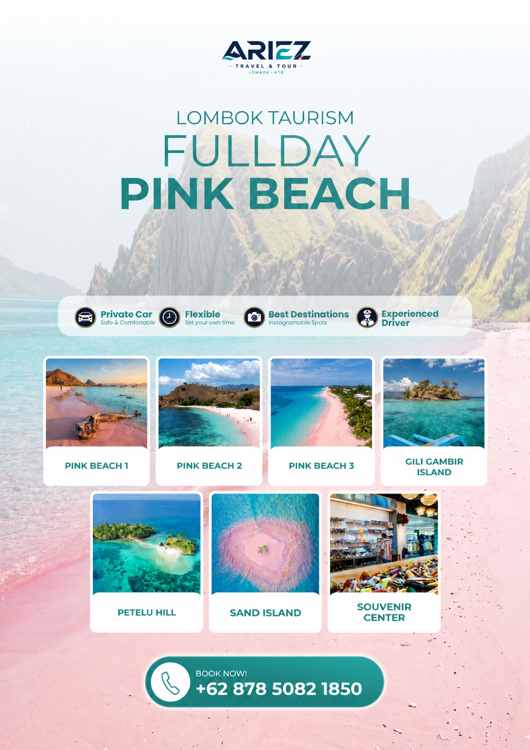 FULL DAY PINK BEACH